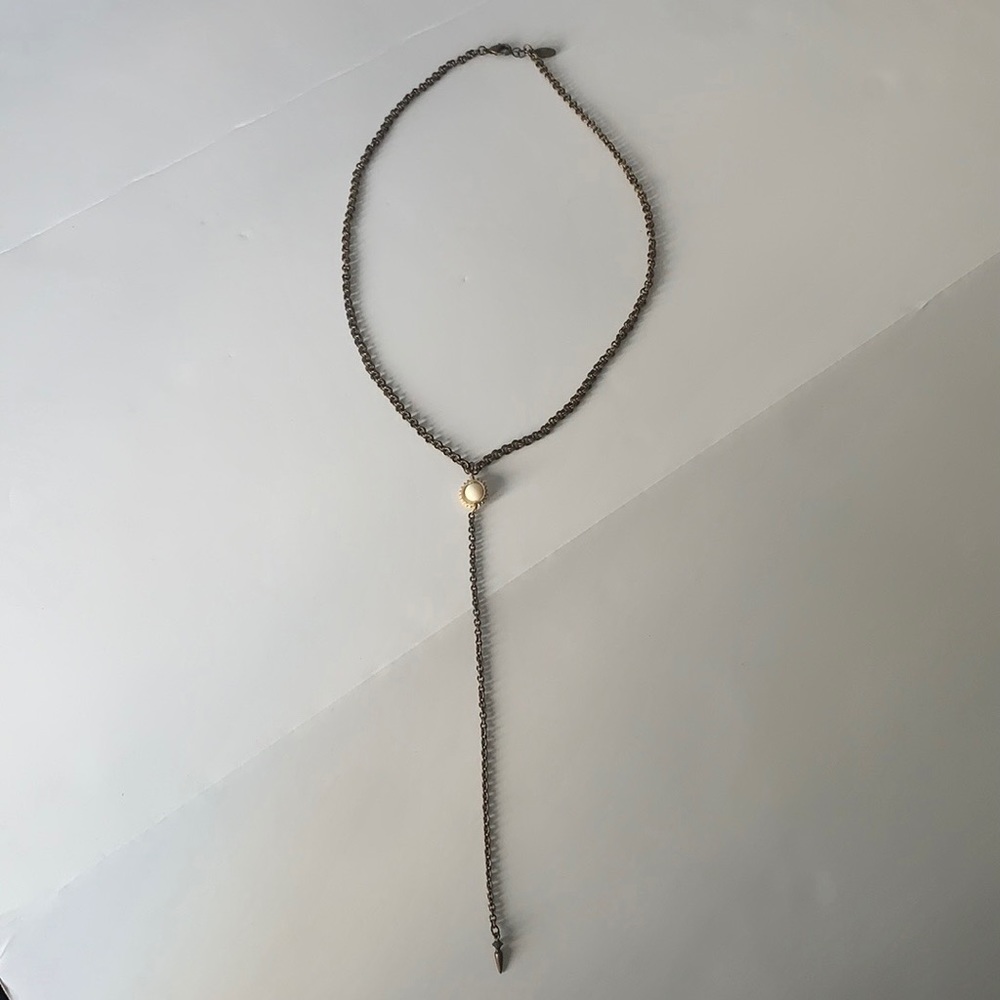 Ettika Gold Tone Lariat Necklace